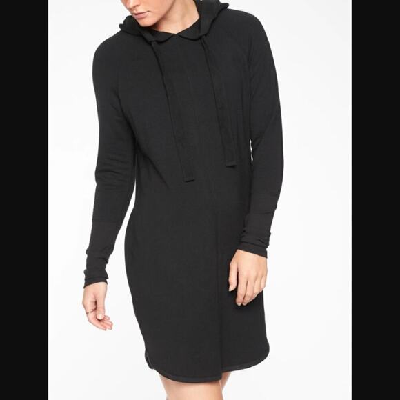 Athleta Dresses & Skirts - Athleta Solitude Hoodie Sweatshirt Dress